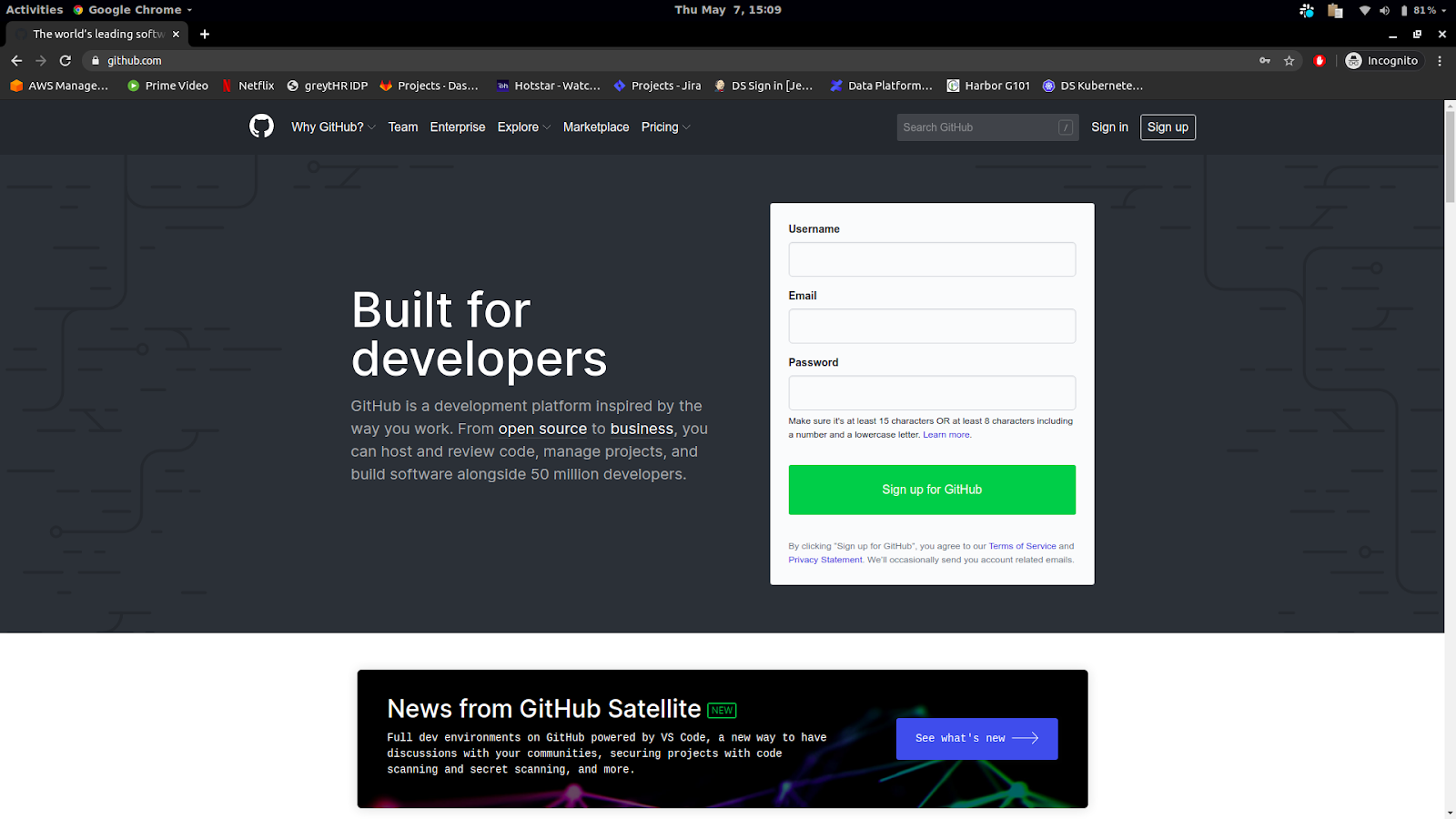 github