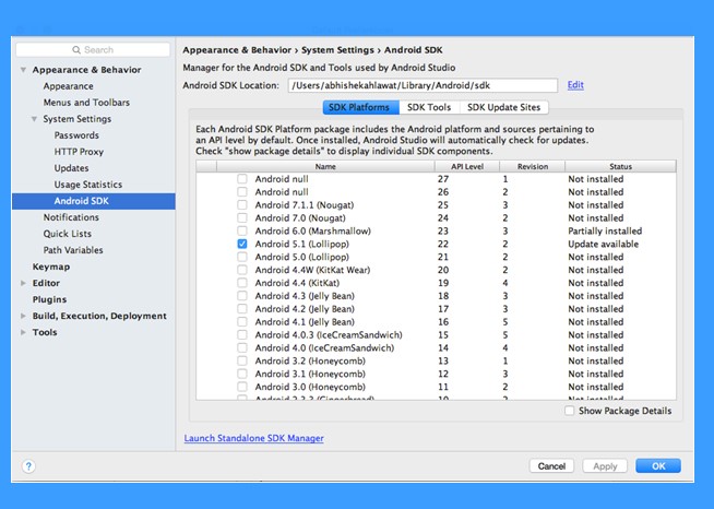SDK Manager
