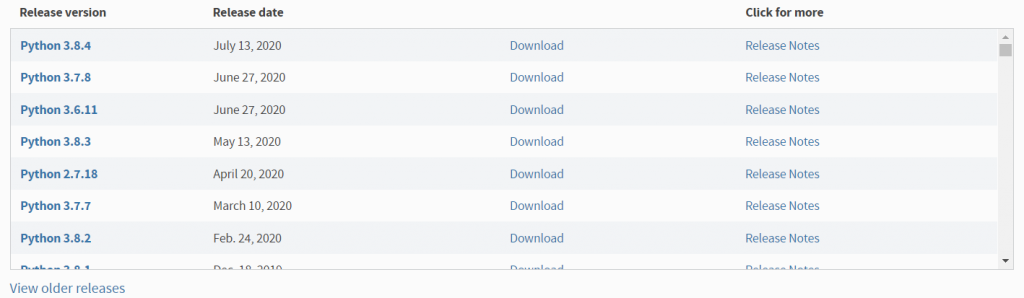 release version