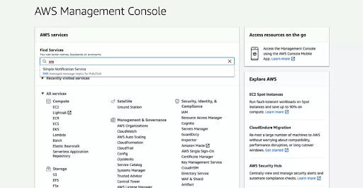 AWS-sns-service