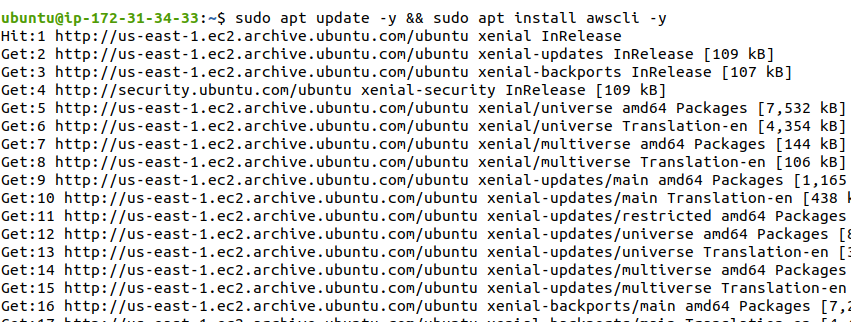 insalling-AWS-on-ubuntu