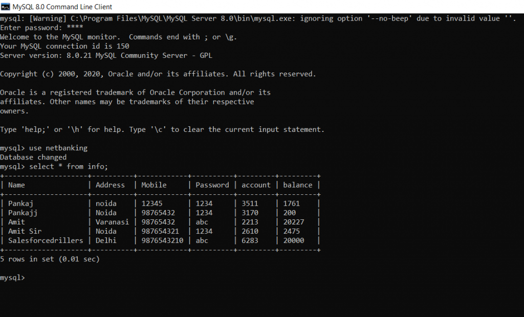 mysql-database