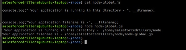 Node Globals Filename