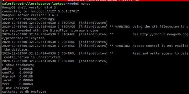 node-mongo-output