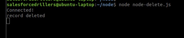 node mysql delete query