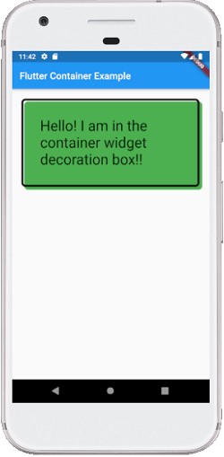 flutter-container-widget
