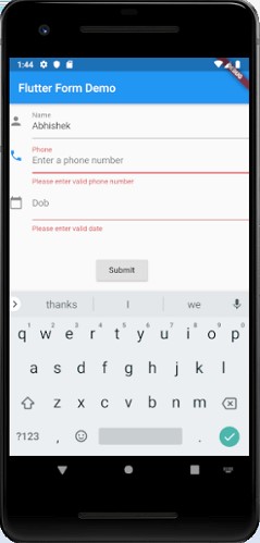 flutter-form-validation